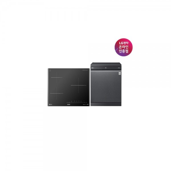 [LG전자] DIOS(디오스) 빌트인세트 전기레인지 + 식기세척기 (BEI3GQ2+DFB22MA)